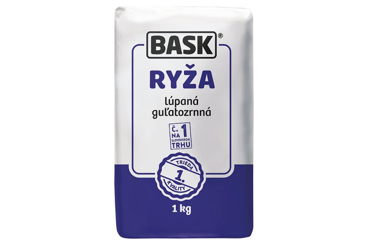 Ryža guľatozrnná BASK 1 kg 5-5