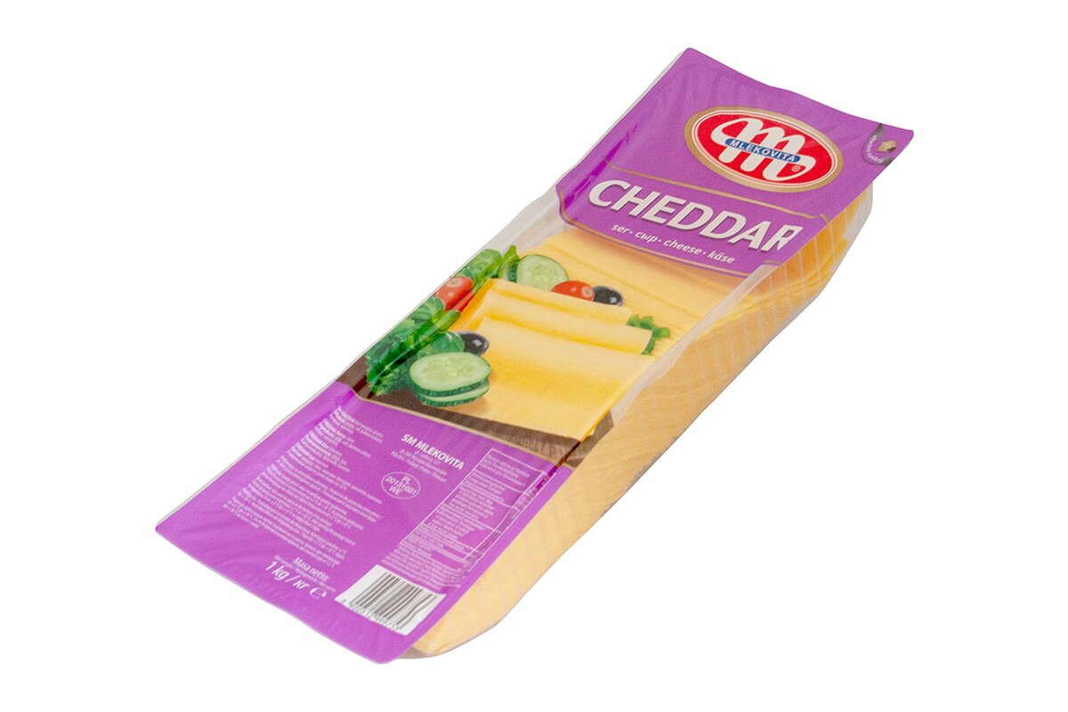 Syr Cheddar plátkový 1 kg
