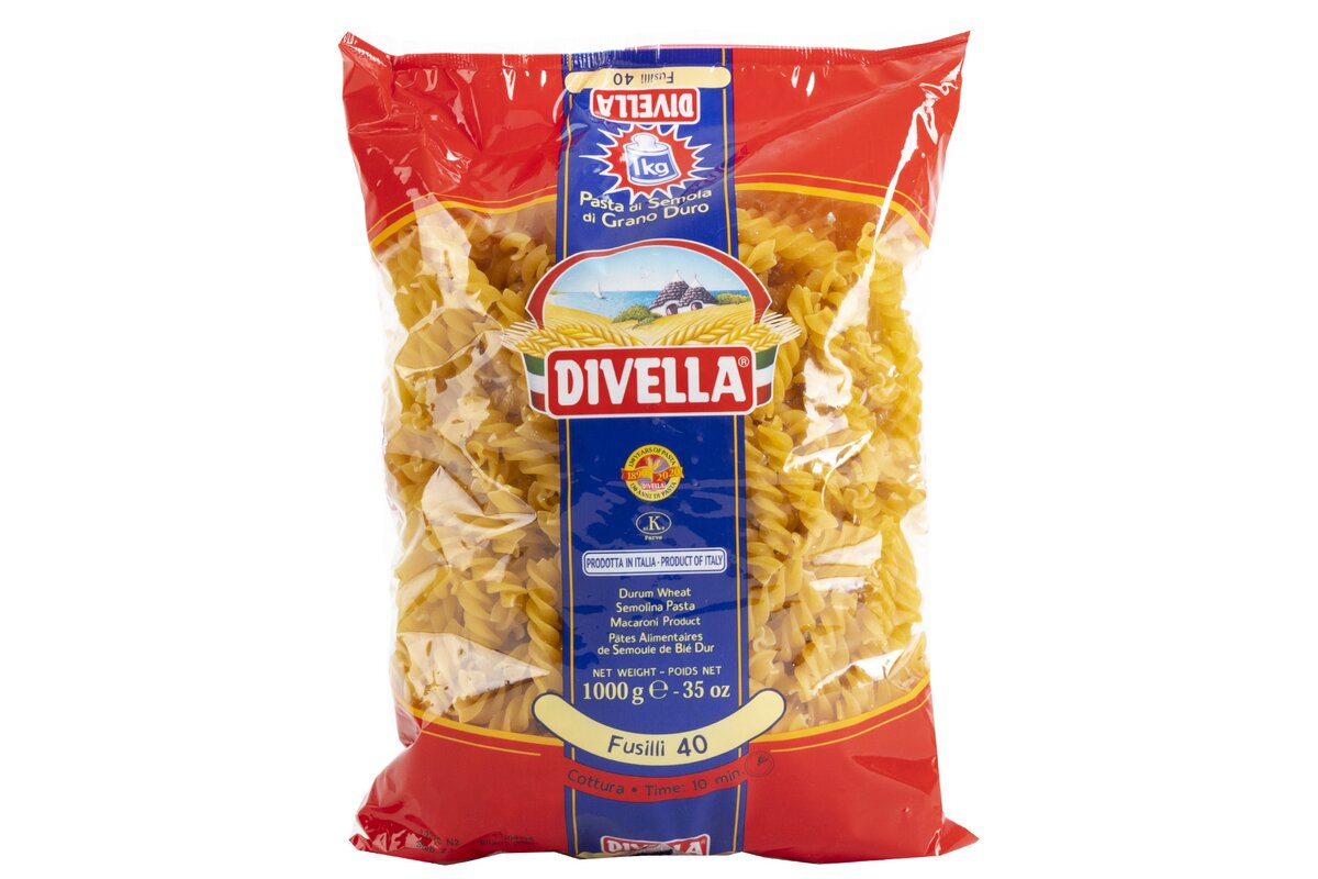 Cestoviny Fusilli 1 kg Divella