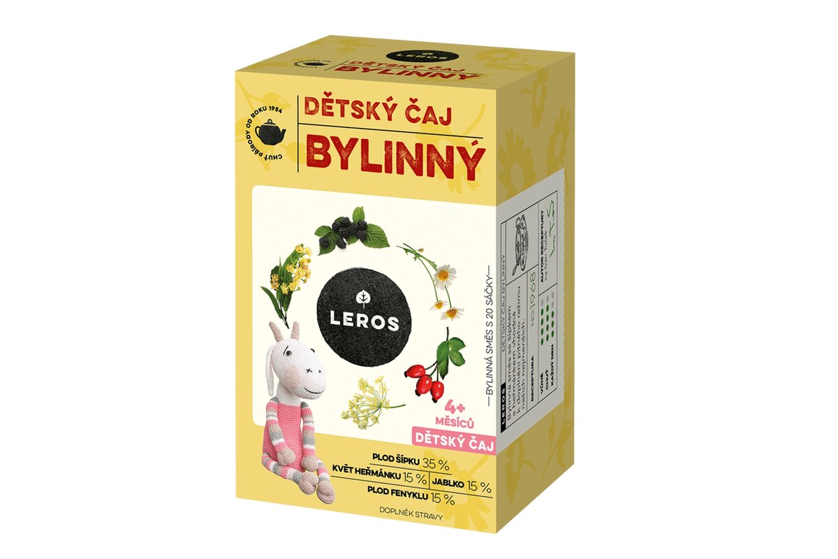 Detský bylinkový čaj 36 g LEROS
