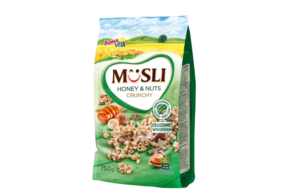 Müsli orieškové s medom 750 g  170-1