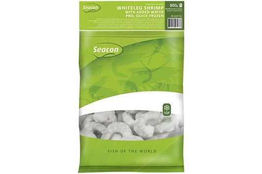 Krevety 26/30 vylúpané mrazené 800 g (s chvostom bez hlavy)