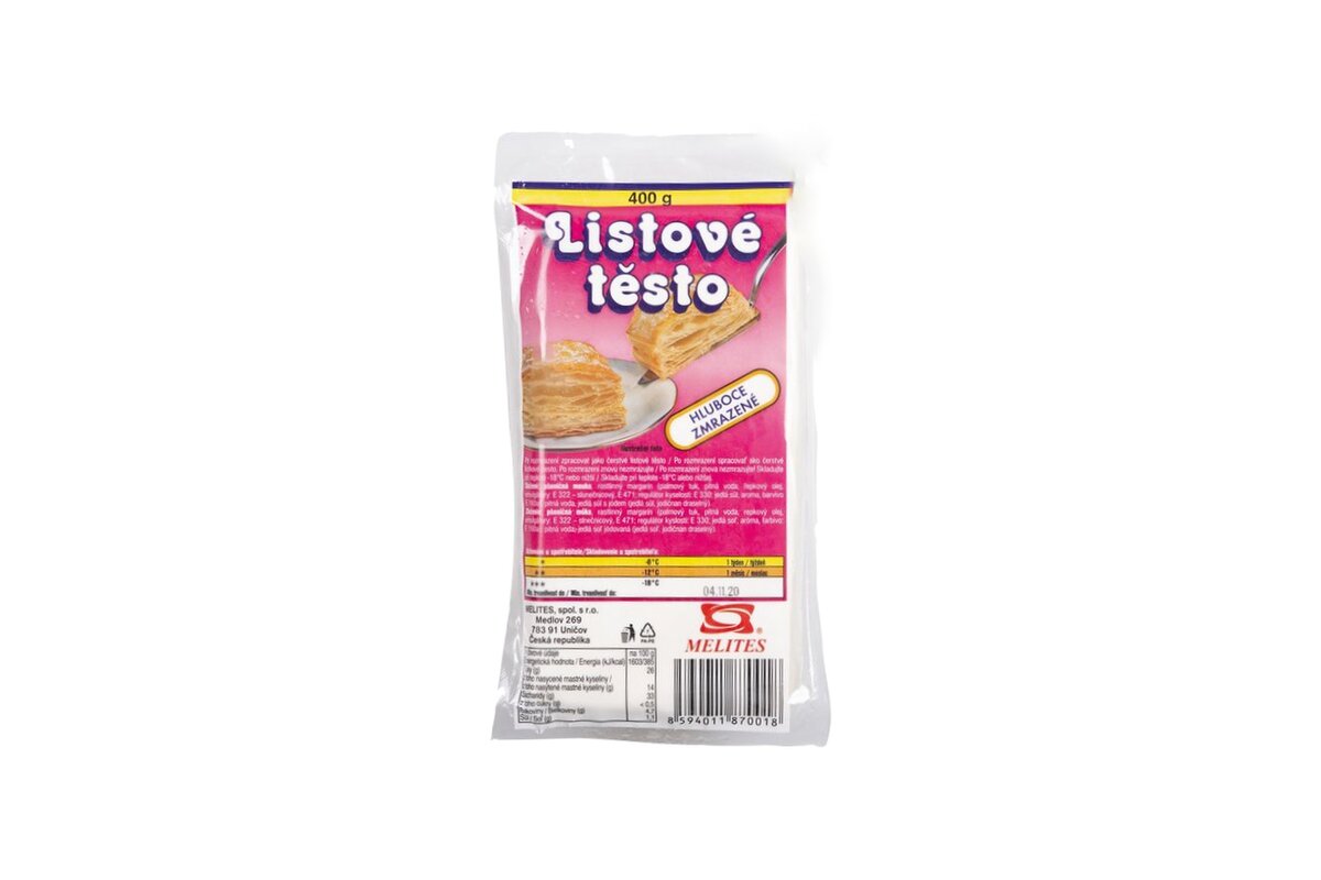 Lístkové cesto mrazené 400 g