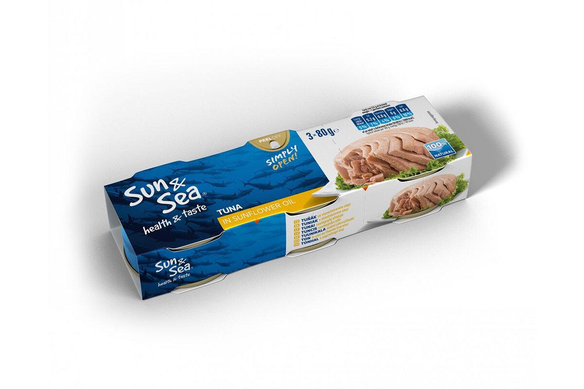 Tuniak steak v rastlinnom oleji 3 x 80 g