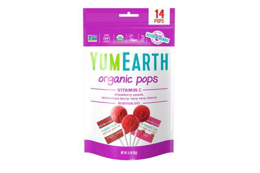 Lízatká organické YumEarth s Vitamínom C 87 g