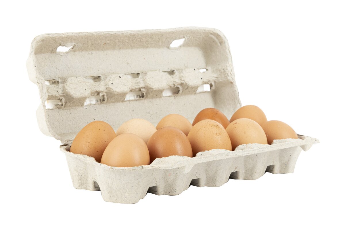 Domáce vajcia voľný výbeh 10ks/bal